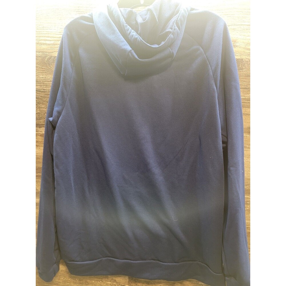 Nike Logo Therma DRI-FIT Pullover Hoodie Hood Large  Swoosh Graphic Logo - Picture 3 of 4